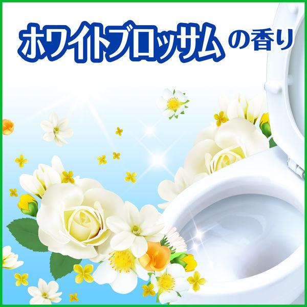 国内送料無料国内送料無料スクラビングバブル 流せるトイレブラシ 除菌消臭プラス トイレ洗剤 使い捨て ホワイトブロッサム (付替ブラシ24個入×3個) トイレ洗剤 単品2個セット ジョフレトイレの洗剤 詰替380ml カネヨ石鹸 代引不可