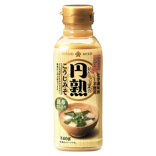 ひかり味噌 円熟こうじみそ 1本 液状タイプ340g 毎週更新