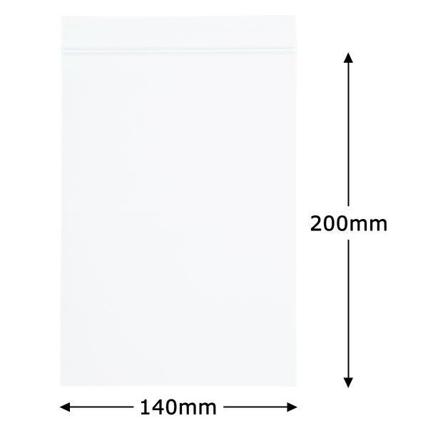 アスクルオリジナル チャック袋(チャック付き袋) 厚手タイプ 0.08mm厚 B6 140×200mm 1袋(100枚入) オリジナル|y-lohaco|02