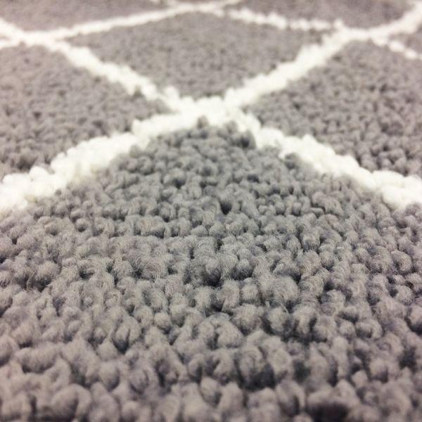 Saltoru(ソルトル) トイレマット 60×60cm ベニワレン グレー 1枚 オカトー|LOHACO |02