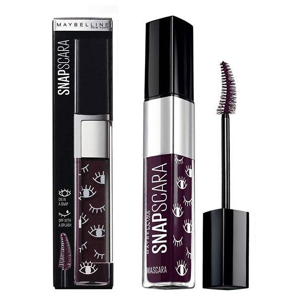 アウトレット メイベリン スナップスカラ 07 ナチュラル ダークチェリー マスカラ お湯で落ちる 実物