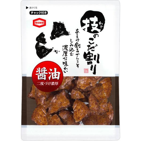 亀田製菓 技のこだ割り 3袋 おつまみ せんべい|y-lohaco|02