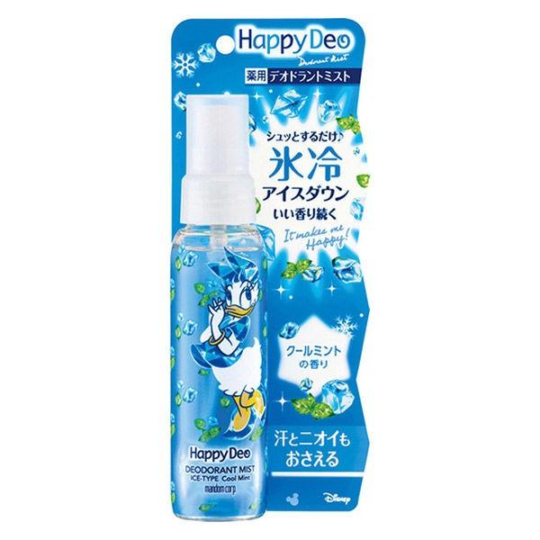 新作入荷 ハッピーデオ デオドラントミスト アイスダウン 80ml クールミント マンダム