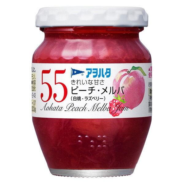 日本未発売 アヲハタ 55 ピーチ メルバ 白桃 ラズベリー 150g 1個