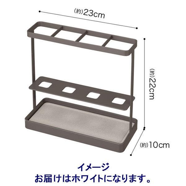 人気 アウトレット シービージャパン アンブレラスタンド 珪藻土付き傘立て 1個 ホワイト スリム
