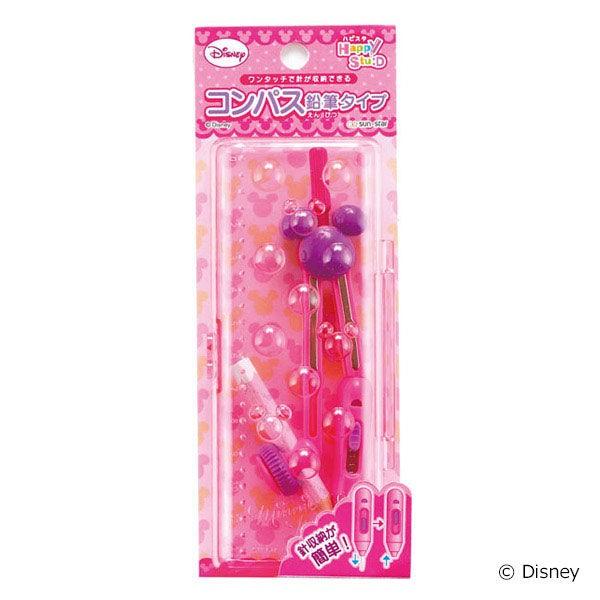 コンパス New売り切れる前に 鉛筆 ハピスタ ミニーマウス S サンスター文具 ディズニー