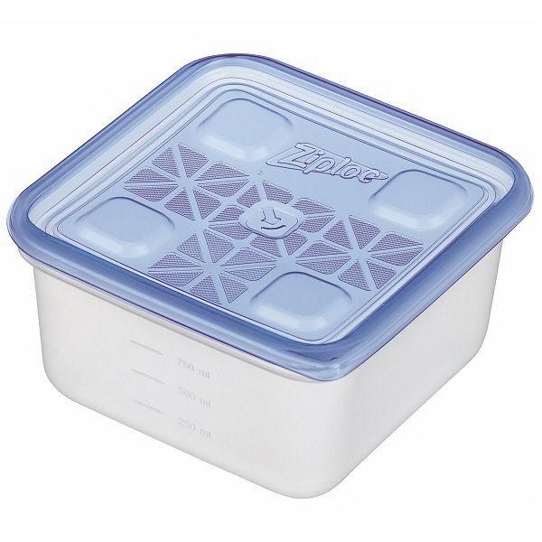 ジップロックコンテナー 正方形1100ml 2セット(2個入×2) 旭化成ホームプロダクツ|y-lohaco|03
