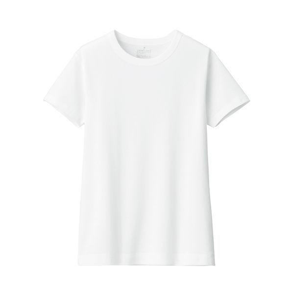 無印良品 汗じみしにくいフライス編みクルーネック半袖tシャツ 婦人l 白 良品計画 Lohaco Paypayモール店 通販 Paypayモール