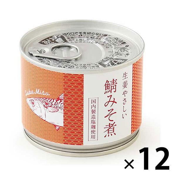 生姜やさしい鯖みそ煮190g 国内製造塩麹使用 12缶 オリジナル