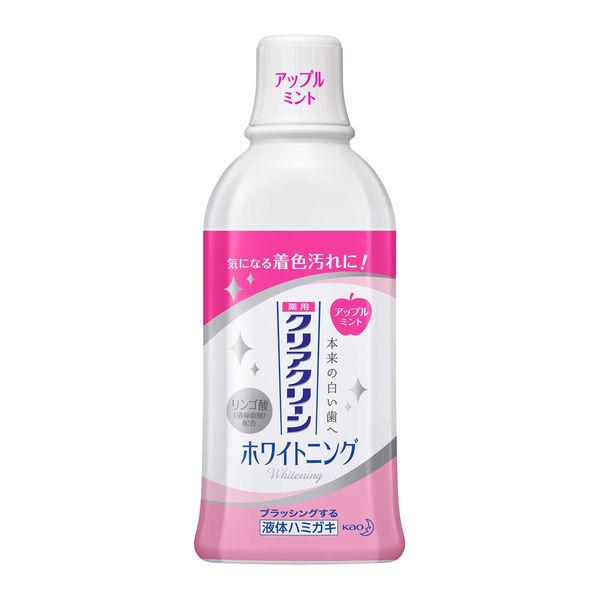 クリアクリーンプラスホワイトニング デンタルリンス 美白(液体ハミガキ) 600mL 1セット(3本)花王 マウスウォッシュ ヤニ取り 虫歯・口臭予防|LOHACO PayPayモール店|01