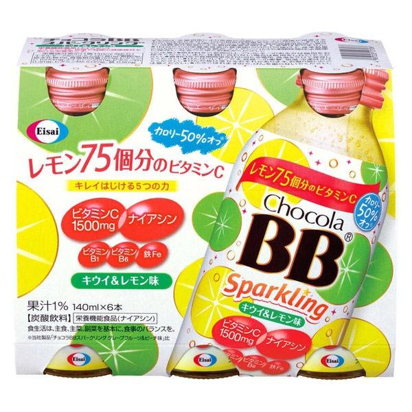 チョコラBBスパークリングキウイ&レモン味 140ml 12本|y-lohaco|03