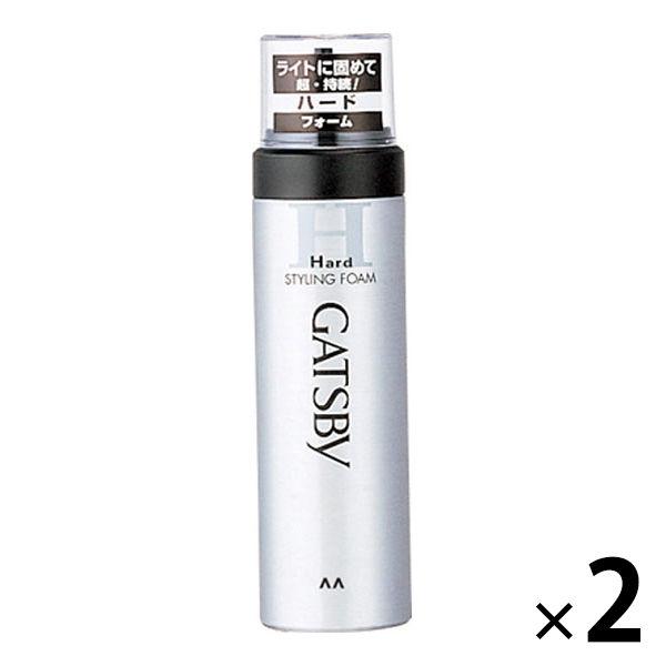 人気ブランドの 2本 マンダム ギャツビー 整髪料 185g 男 メンズ スタイリングフォーム ハード スタイリング