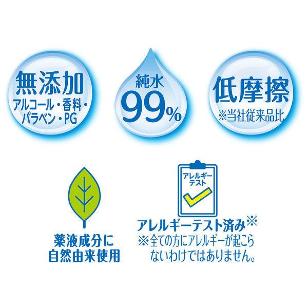 ムーニー おしりふき やわらか厚手 こすらずするりんっ 詰め替え 2パック ユニ・チャーム|y-lohaco|05