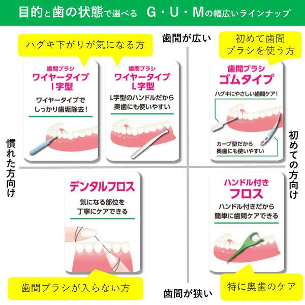 ガム デンタルフロスピック Y字型 1セット(30本入×2個) サンスター GUM 歯周プラーク除去 歯間ケア|y-lohaco|06