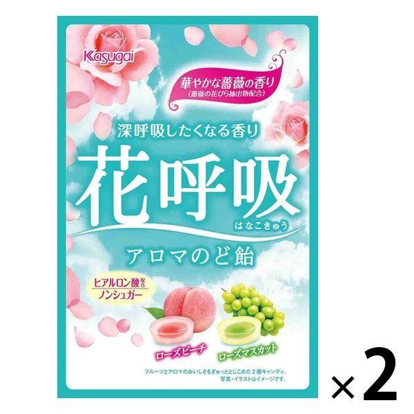 いつでも送料無料 アウトレット 春日井製菓販売 花呼吸 アロマのど飴 1セット 2袋 アソート 砂糖不使用 キャンディ 飴 アメ324円 Aynaelda Com