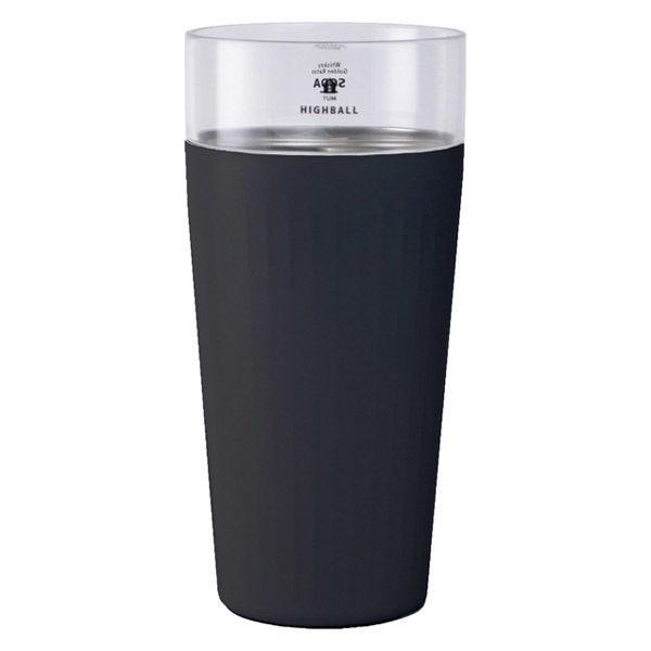 メール便無料 保冷 ハイボールタンブラー 500ml 目盛付きカップ ブラック ステンレス製 1個 シービージャパン Lindabonnarlifecoach Com