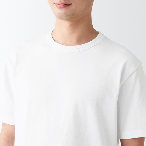 無印良品 太番手天竺編みtシャツ 紳士 L 白 良品計画 Pu Lohaco Yahoo 店 通販 Yahoo ショッピング