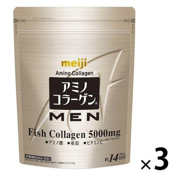 アミノコラーゲンMEN(メン)98g フィッシュコラーゲン 3袋 明治5,898円