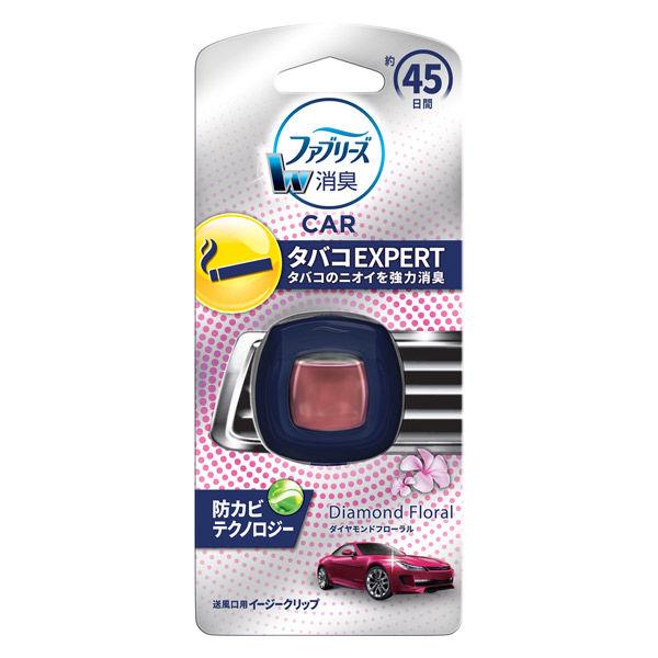 売れ筋新商品 ファブリーズ クルマ用 イージークリップ タバコエキスパート ダイヤモンドフローラル 2 2ml 消臭剤 車 芳香剤 Pg509円