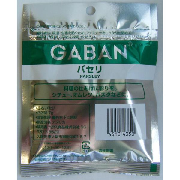 激安の GABAN ギャバン パセリホール袋 3袋 ハウス食品