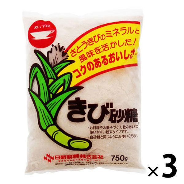 274円 てなグッズや 日新製糖 きび砂糖 750ｇ 3袋