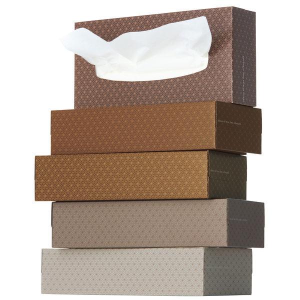 ティッシュペーパー 200組 (5箱入) オリジナルティッシュ MOCHA (モカ)5colors 1ケース(5箱入×12パック)アスクル オリジナル|y-lohaco|03