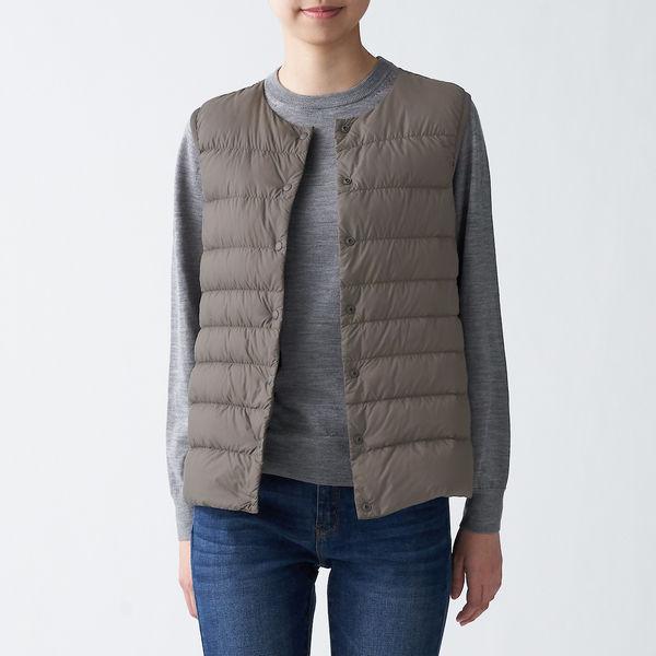無印良品 軽量ポケッタブルダウンベスト 婦人 S グレィッシュブラウン 良品計画 Lohaco Paypayモール店 通販 Paypayモール