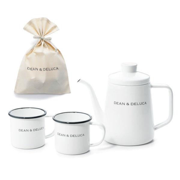 数量限定 ギフト 1セット 2個 Dean Deluca ディーンアンドデルーカ ホワイト ホーローケトル マグ