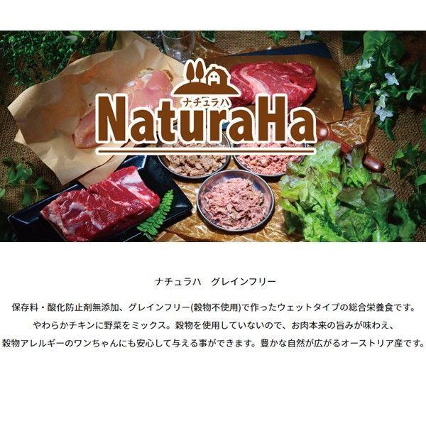 ナチュラハ グレインフリー 無添加 チキン&チーズ入 100g 48個 サンライズ ドッグフード ウェット トレイ|y-lohaco|02