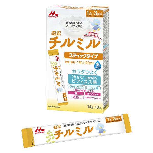 1歳頃から 森永 評価 フォローアップミルク チルミル 森永乳業 粉ミルク スティック 1箱