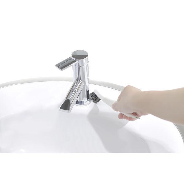 掃除の達人 すみっこブラシ 蛇口 サッシ 弁当箱 ミゾ 掃除用ブラシ ブルー 1個 マーナ|y-lohaco|03