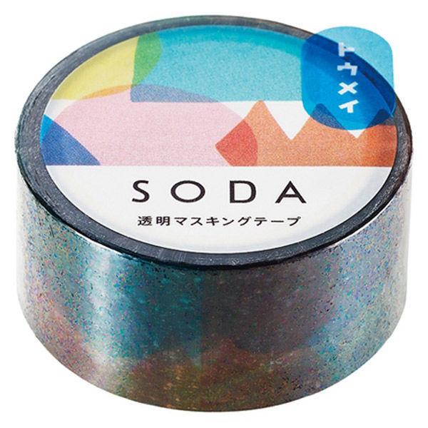 キングジム Soda 透明マスキングテープ セロファン Cmt 002 Kane7 Yuasa Jp