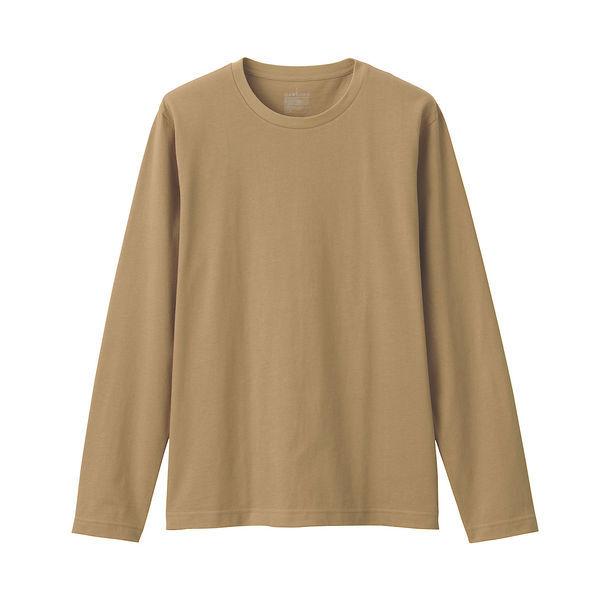 無印良品 インド綿天竺編みクルーネック長袖tシャツ 紳士 M ダークベージュ 良品計画 Lohaco Paypayモール店 通販 Paypayモール