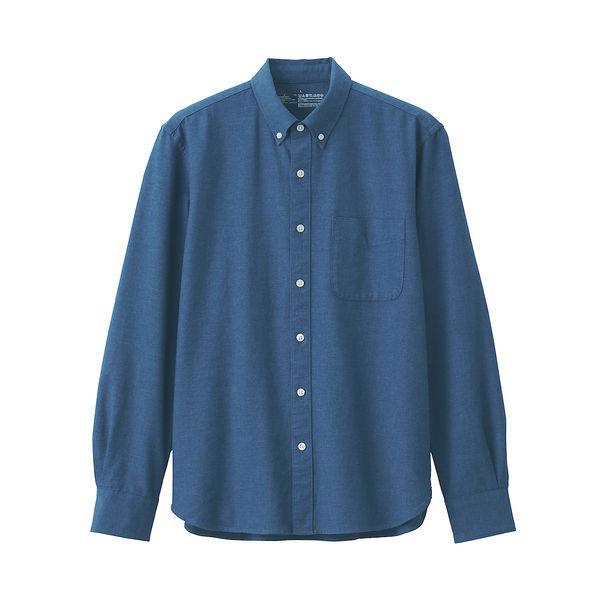 無印良品 洗いざらしオックスボタンダウンシャツ 紳士 M スモーキーブルー 良品計画 Lohaco Paypayモール店 通販 Paypayモール