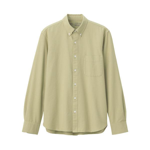 無印良品 洗いざらしオックスボタンダウンシャツ 紳士 L ライトグリーン 良品計画 Lohaco Paypayモール店 通販 Paypayモール