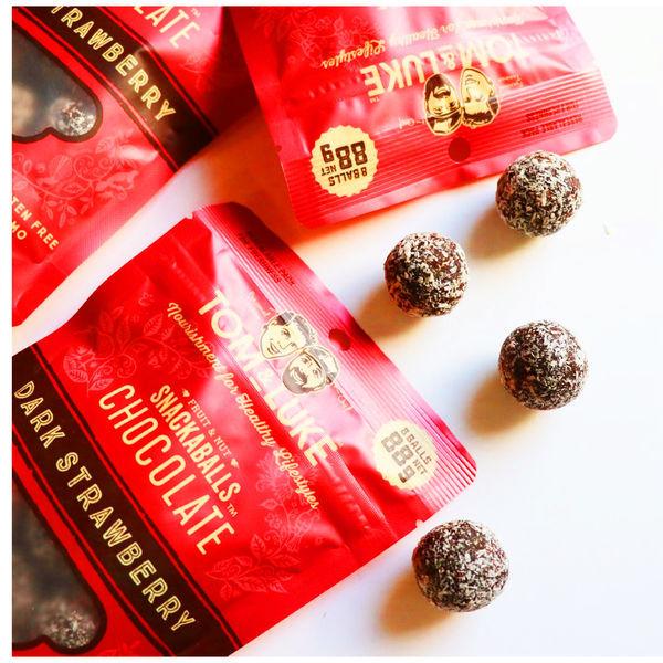 トム＆ルーク フルーツ＆ナッツチョコレートスナックボール ダークストロベリー8個 3袋 チョコレート U580866LOHACO