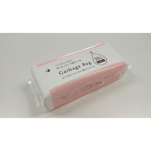ゴミ袋 コンパクトタイプ 半透明 薄手 30L 1セット(50枚入×2パック) 厚さ:0.015mm ジャパックス|y-lohaco|03