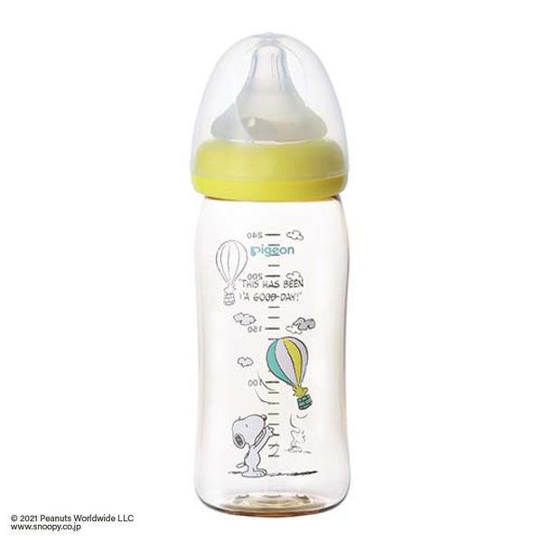 日本正規品 ピジョン 母乳実感哺乳びん プラスチック 240ml スヌーピー ウッドストック 1個 定番の人気シリーズpoint ポイント 入荷