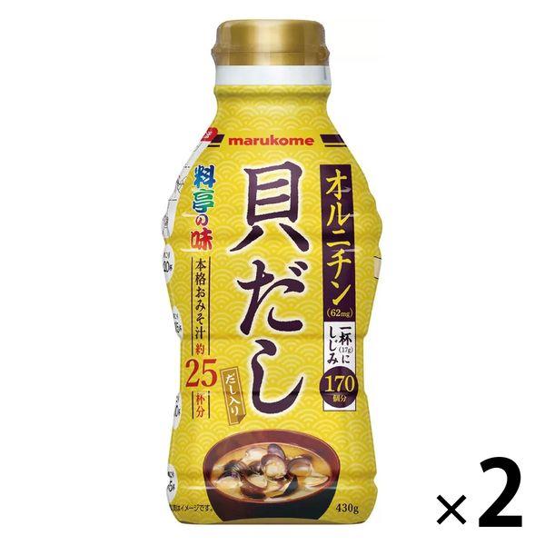 格安SALEスタート マルコメ 液みそ 貝だし 430g 2本 格安SALEスタート マルコメ 液みそ 貝だし 430g 2本