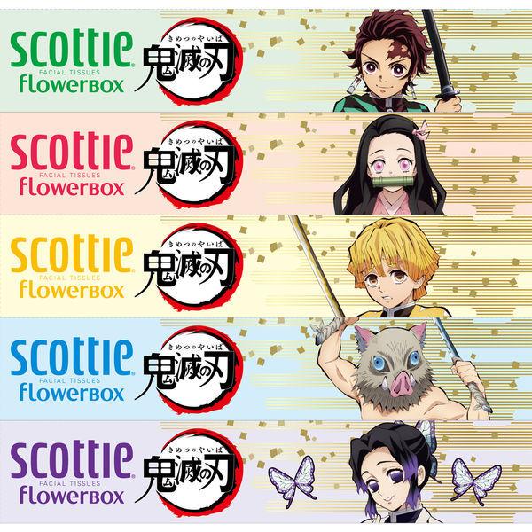 ティッシュペーパー 160組 5個入 スコッティティッシュ フラワー 鬼滅の刃 1パック 日本製紙クレシア Lohaco Paypayモール店 通販 Paypayモール