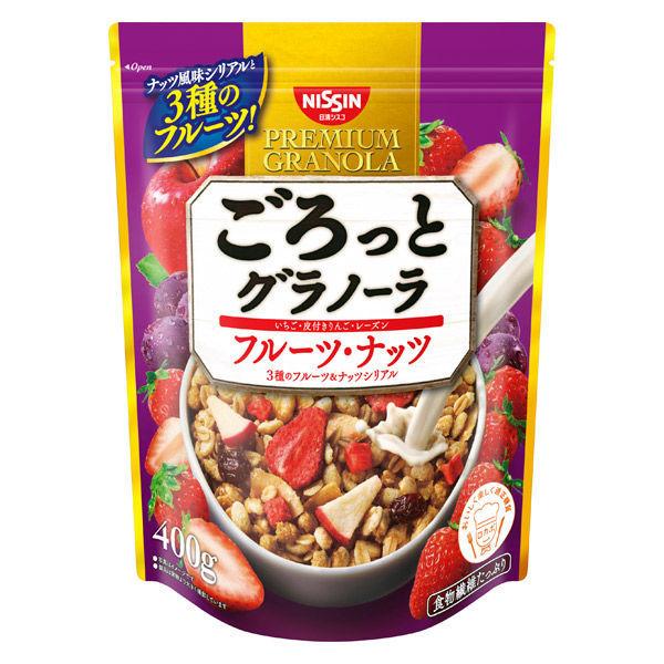 日清シスコ ごろっとグラノーラ フルーツ 最大81 Offクーポン ナッツ 1袋 シリアル528円 グラノーラ 400g