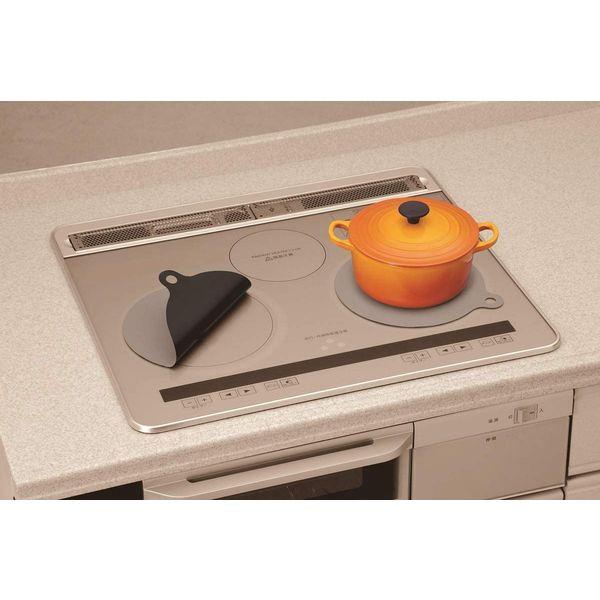 IHマット SOFT NEW 直径21cm NEZU(グレー) お徳用 1セット(2枚入×3個) 東洋アルミエコープロダクツ|y-lohaco|02