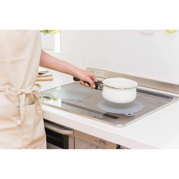 IHマット SOFT NEW 直径21cm NEZU(グレー) お徳用 1セット(2枚入×3個) 東洋アルミエコープロダクツ|y-lohaco|04