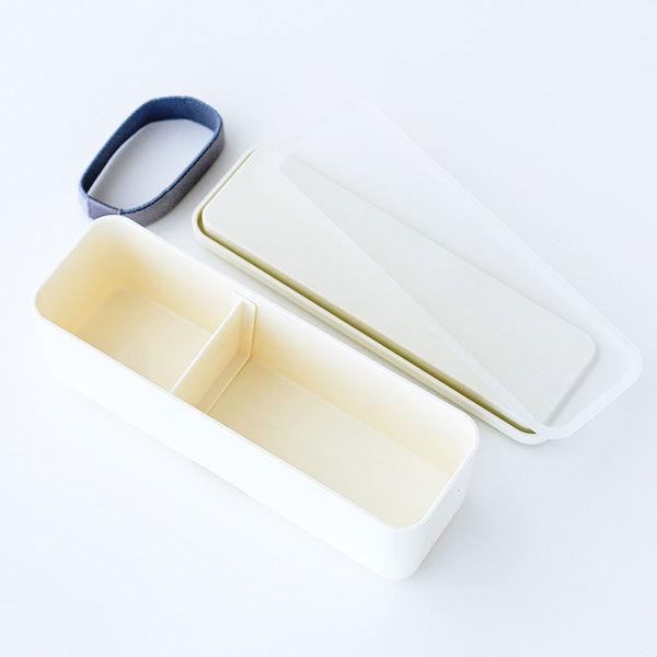お買得】 弁当箱 フタが保冷剤になる スリムランチボックス 1段 400ml ホワイト 三好製作所 新品 ミズノ 保冷剤 2種セット