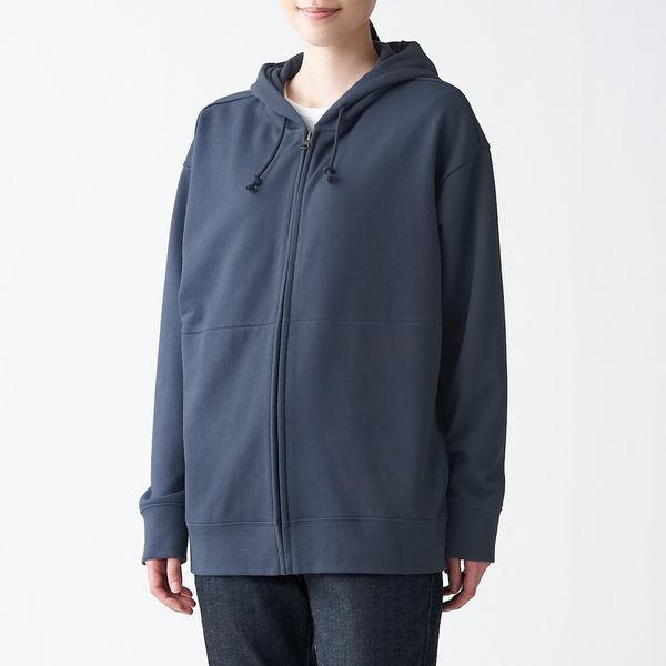 無印良品 度詰め裏毛ジップアップパーカー 男女兼用 S M スモーキーブルー 良品計画 Lohaco Paypayモール店 通販 Paypayモール