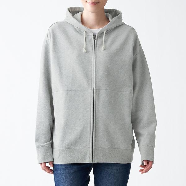 無印良品 度詰め裏毛ジップアップパーカー 男女兼用 L Xl グレー 良品計画 Lohaco Paypayモール店 通販 Paypayモール
