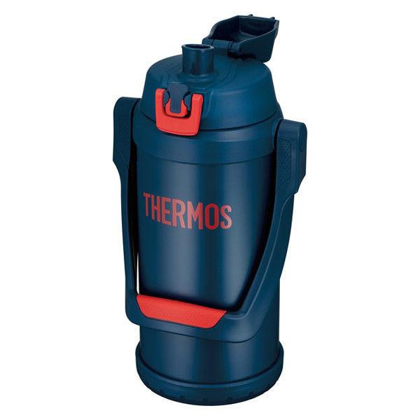 【セール】サーモス(THERMOS) 水筒 真空断熱スポーツジャグ 大容量 2000ml 直飲み ネイビーレッド FFV-2001 NV-R ECO|LOHACO |01