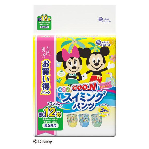 商品 グーン おむつ 水遊び用 スイミングパンツ ビッグ 12 kg 1パック 12枚入