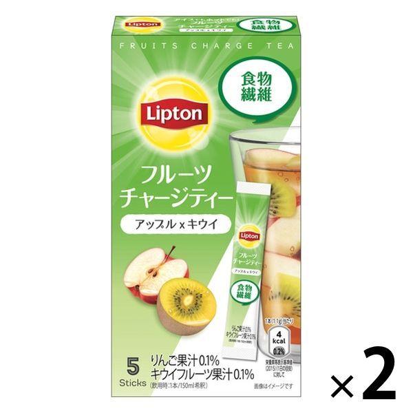 激安格安割引情報満載 食物繊維 リプトン フルーツチャージティースティック アップル キウイ 1