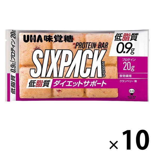 UHA味覚糖 入荷中 完璧 SIXPACKプロテインバー クランベリー 10個